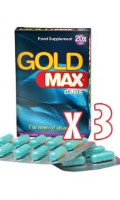Cliquez pour voir la fiche produit- Lot de 3 boites Gold Max - Glule x 20