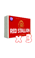 Click to see product infos- Pack 3x Red Stallion - Glule x20