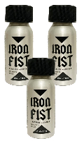 Cliquez pour voir la fiche produit- Pack Poppers Iron Fist x3 - flacon aluminium 30 ml