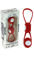 Cliquez pour voir la fiche produit- Boules de Geisha ''Design'' - Spoody Toys - Blanc/Rouge