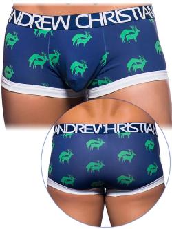 Boxer ''Buck Buddy'' Andrew Christian - Blue - Size S
