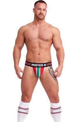 JockStrap  Urban ''Rome'' - Mr.B - Red/Green - Size L