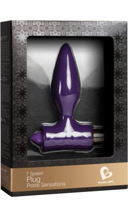 Plug ''Petite Sensations'' 7speed - Rocks-Off - Purple