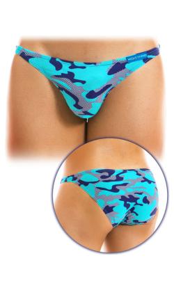 Slip ''Camo Low Cut'' - Modus Vivendi - Light Blue/Marine Blue - Size S