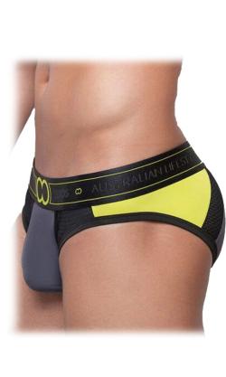 Slip ''U2648 CoAktive'' - 2eros - Black/Lime - Size S