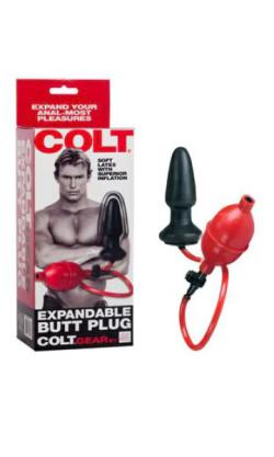 Colt Expandable Butt Plug - Black