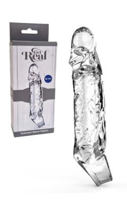 Extension Sleeve - Get Real by ToyJoy - Clear - Medium