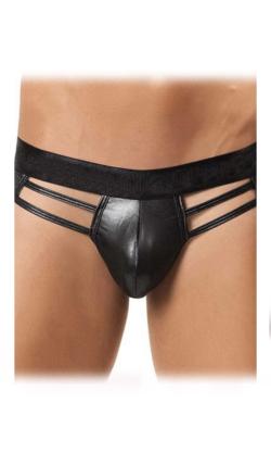 String Dentelle Homme MP062 ParisHollywood - Black - Size XL