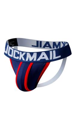 JockStrap JOCKMAIL - Bleu Marine/Rouge - Taille XXL
