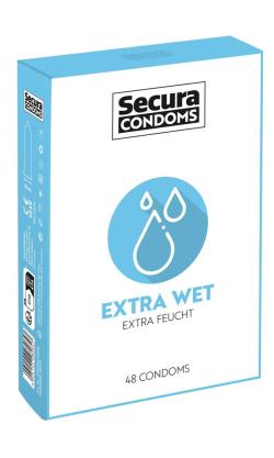 Prservatifs Secura ''EXTRA WET'' - x48