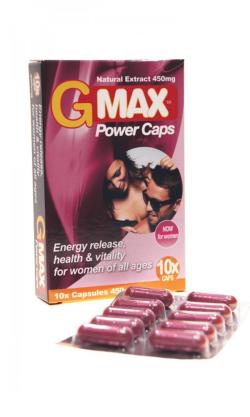 G Max Pink (femme) - Gélule Libido - x10