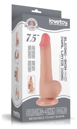 Gode Sliding-Skin - LoveToy - Chair - Taille 7.5'' (19cm)