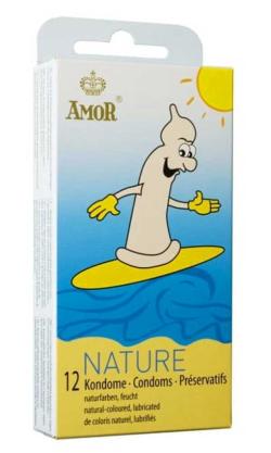 12 Préservatifs masculins Amor ''Nature''