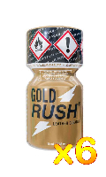 Cliquez pour voir la fiche produit- Poppers Gold Rush (Pentyle) x 6