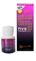 Click to see product infos- Stimulant FIVE ''5'' - Pillule rection - x10