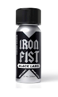 Click to see product infos- Poppers Iron Fist Black Label - flacon aluminium 24 ml