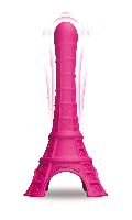 Cliquez pour voir la fiche produit- Sextoy Silicone ''La Tour est Folle'' Vibro - Rose