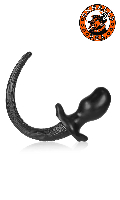 Cliquez pour voir la fiche produit- Plug Queue Puppy Tail BEAGLE Noir 9.5 x 5cm