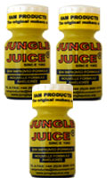 Cliquez pour voir la fiche produit- Poppers Jungle Juice Anglais - 25 ml x 3