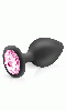 Click to see product infos- Anal Plug Diamant - Hidden Eden - Black/Pink - Size L